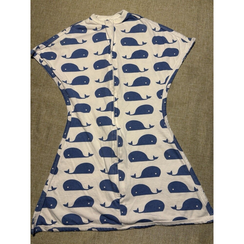 Sleeping Baby Zipadee Zip XS 3-6 Months Whales Boys Girls Sleep Sack 100% Cotton